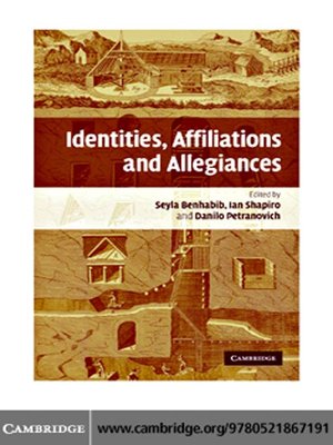cover image of Identities, Affiliations, and Allegiances